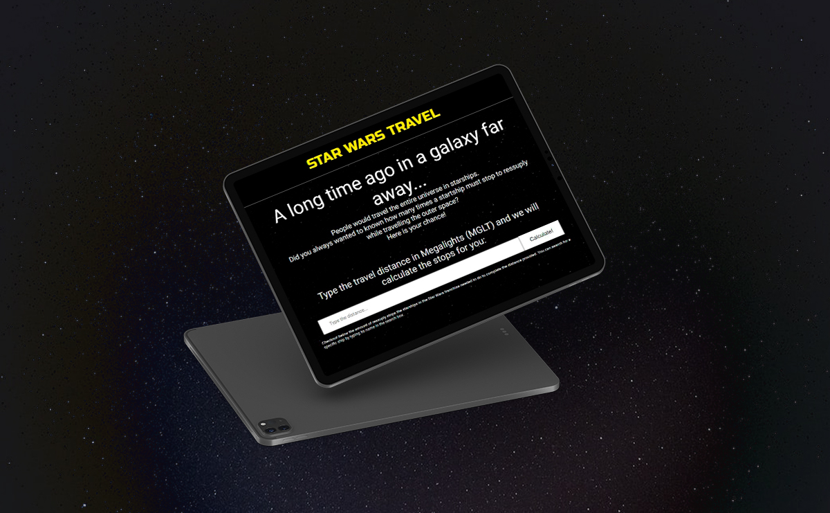 Star Wars Fetcher - Tablet View